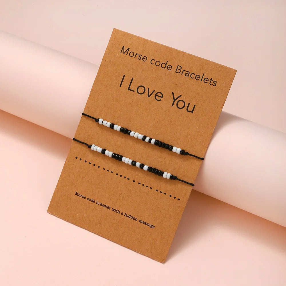 I Love You Bead Bracelet
