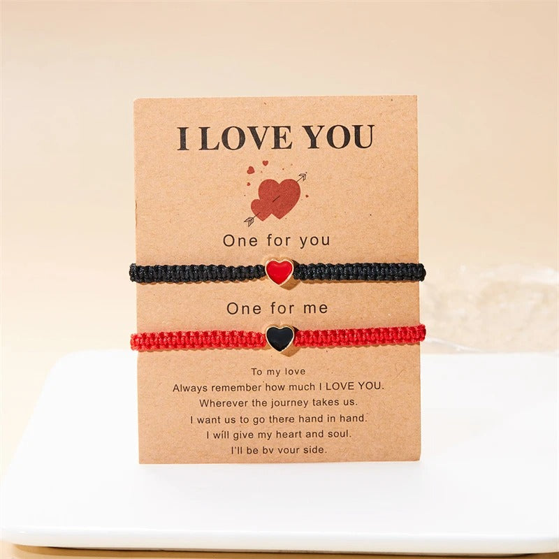 I Love You Couple Bracelets