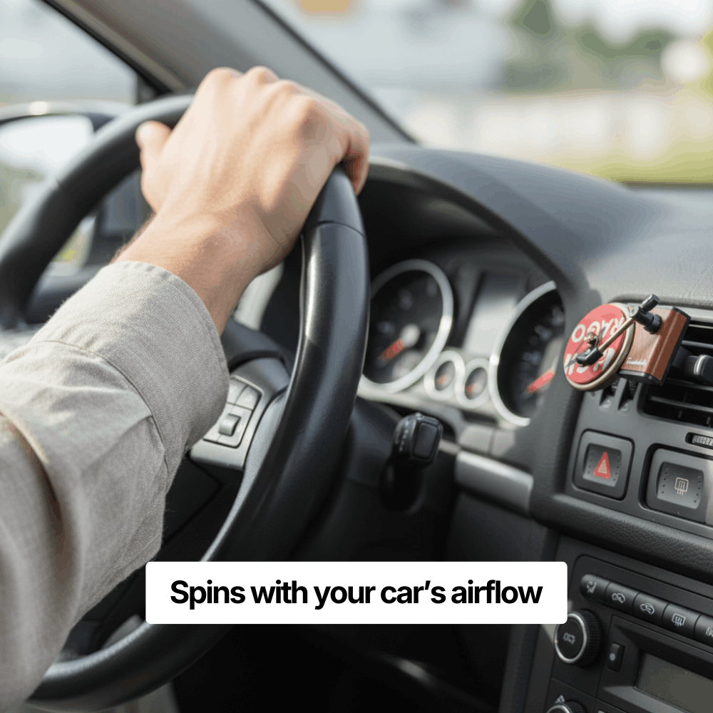 Spinning Turntable Car Air Freshener