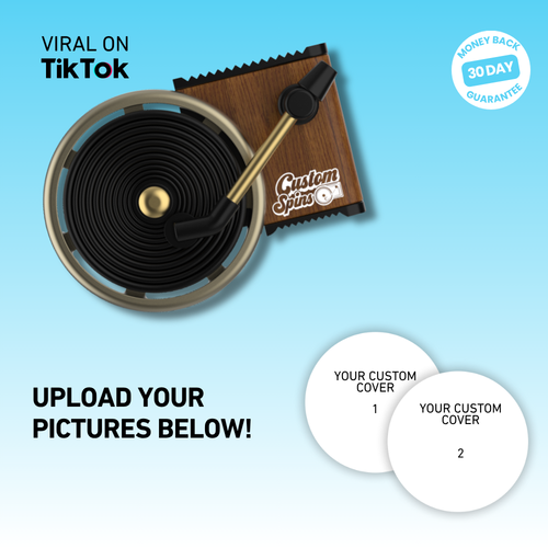 1 Turntable + 6 Custom CD's