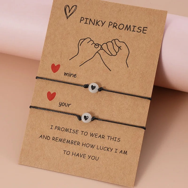 Pinky Promise Couple Bracelets