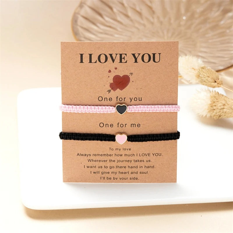 I Love You Couple Bracelets