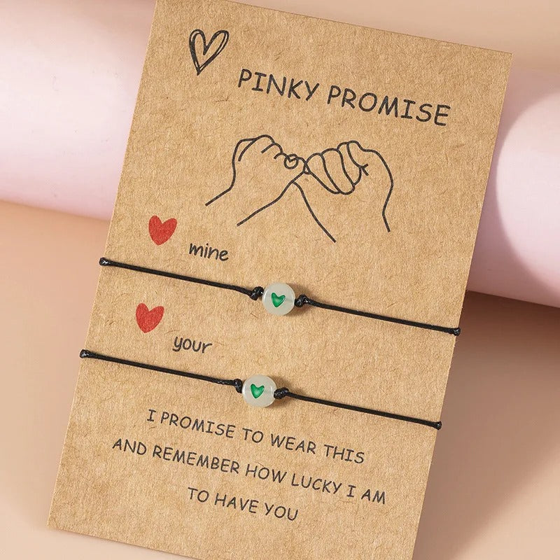 Pinky Promise Couple Bracelets