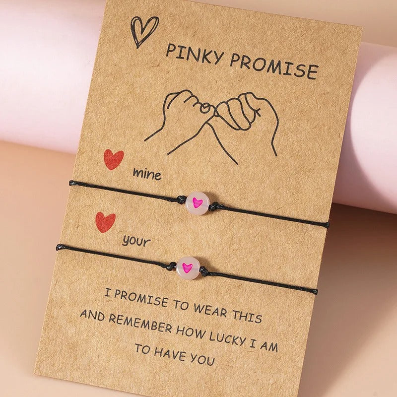 Pinky Promise Couple Bracelets