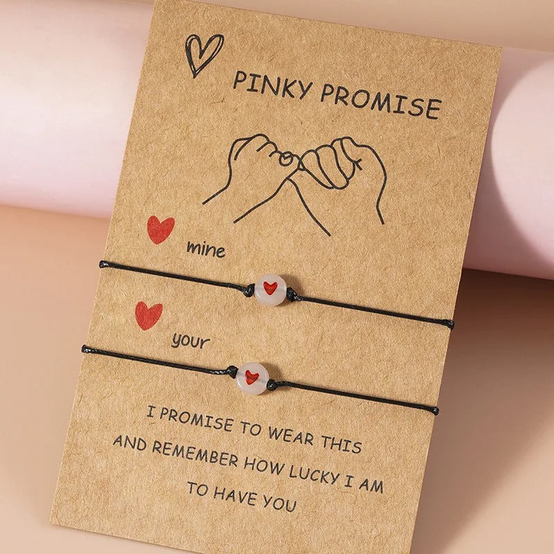 Pinky Promise Couple Bracelets