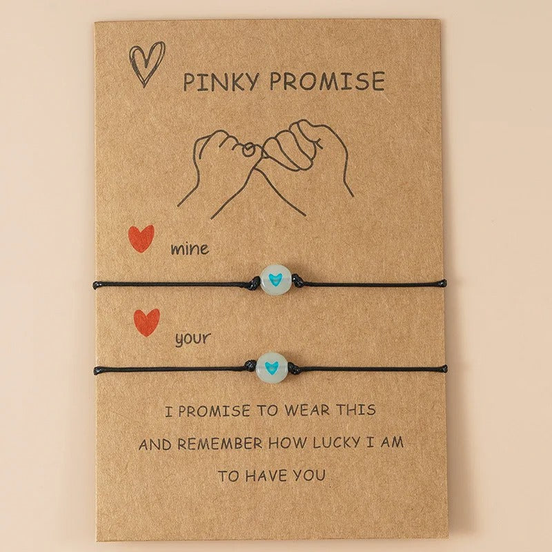 Pinky Promise Couple Bracelets