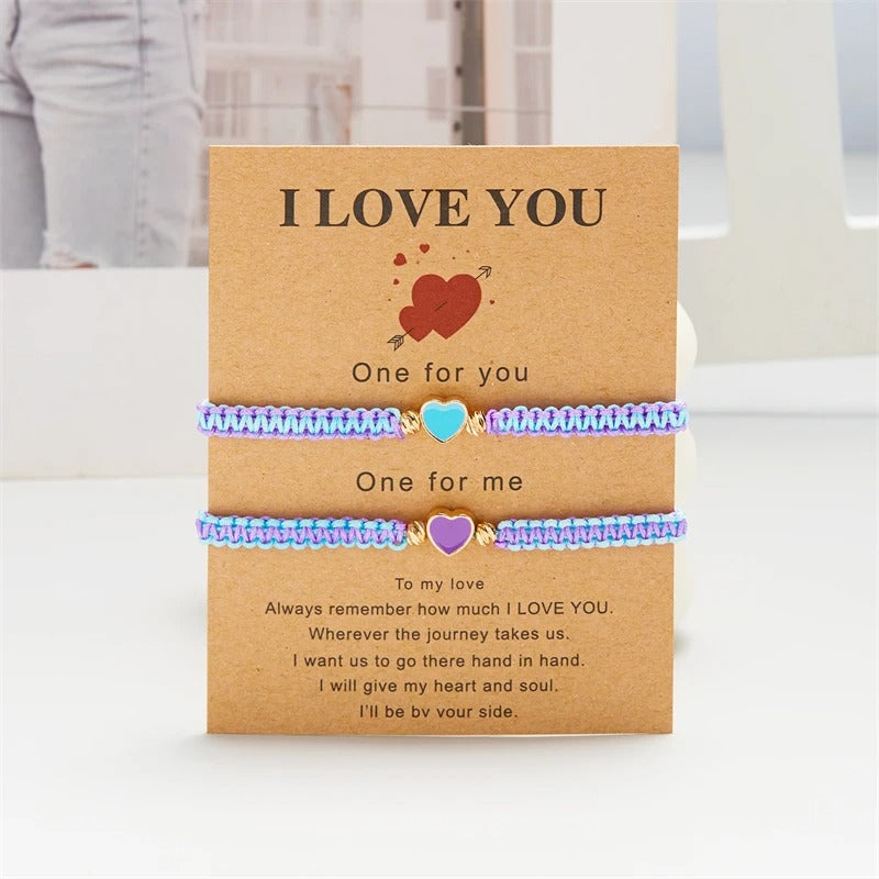 I Love You Couple Bracelets