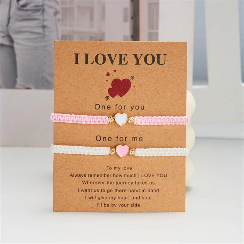 I Love You Couple Bracelets